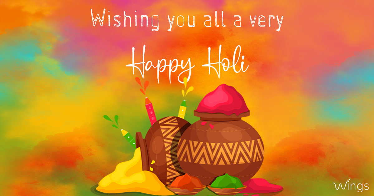 wingstech's tweet image. Vibrant Violet..Bright Black..Auspicious Red.. Sun Kissed Gold.. Soothing Silver..Pretty Purple.. Blissful Blue..Forever Green..

May these beautiful colors fill your heart with hues of happiness and make your moments joyous. #Wingstech family wishes you a blissful and happy holi