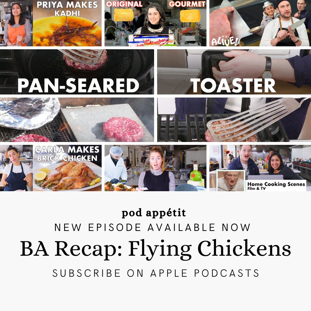 Pod Appétit: Gourmet Takes tweet media