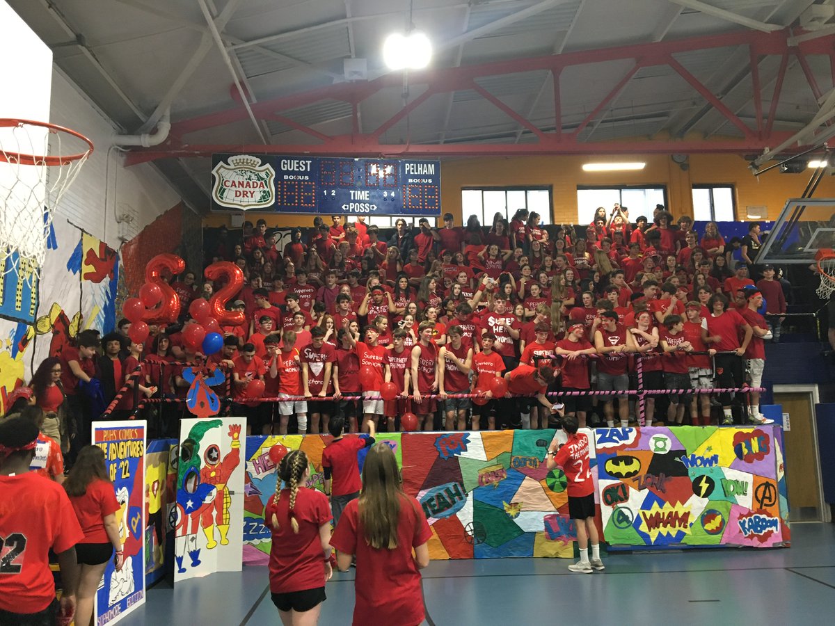 JuddRothstein's tweet photo. What a Friday at PMHS!  Wonderful spirit and excitement throughout the entire day.  Congratulations to the Roaring 2020 Seniors on their victory! #yourolympicsmatter https://t.co/5GCBrbCgoW
