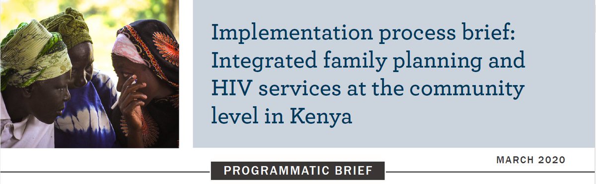 ChaceDwyer's tweet photo. Learn how community health management teams supported community health volunteers to provide #familyplanning services to women living with #HIV in Kenya. #EvidenceProject @USAIDGH @Pop_Council
https://t.co/aRZa5g5bBE https://t.co/ZTFGYk1EmY