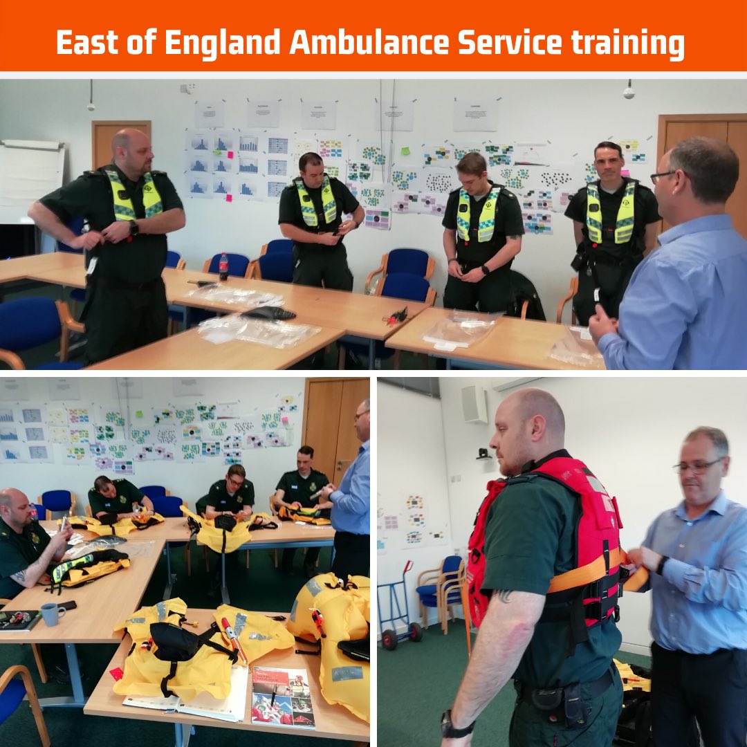 We’ve been working closely with the East of England Ambulance service. 

The team needed lifejackets to support with their day to day challenges. Our long-time resident trainer, Guy Page was on hand to help... 👍

#Crewsaver | #LifejacketSafe | <a href="/EastEnglandAmb/">EEAST Ambulance Service</a> | @survitec