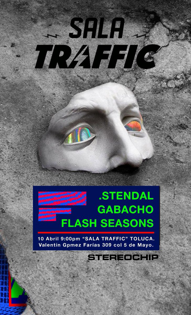 10 de Abril
<a href="/puntostendal/">.Stendal</a> + Gabacho + <a href="/FlashSeasons/">𝗙𝗹𝗮𝘀𝗵 𝗦𝗲𝗮𝘀𝗼𝗻𝘀</a>
21:00hrs / +18