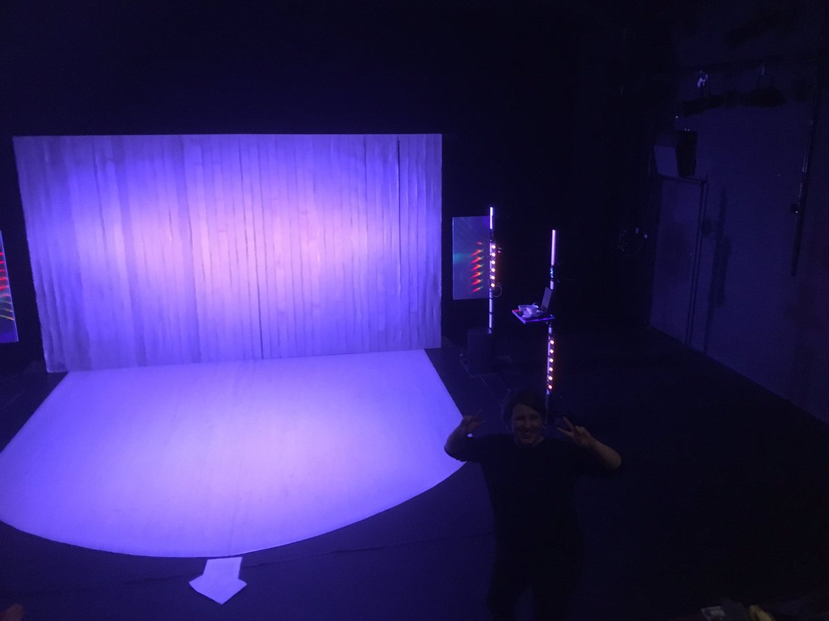 AugmentedShows's tweet photo. Augmented’s @EstherArwenDix at tech get in @BirminghamRep #augmentedshow https://t.co/pTETT5CaIW