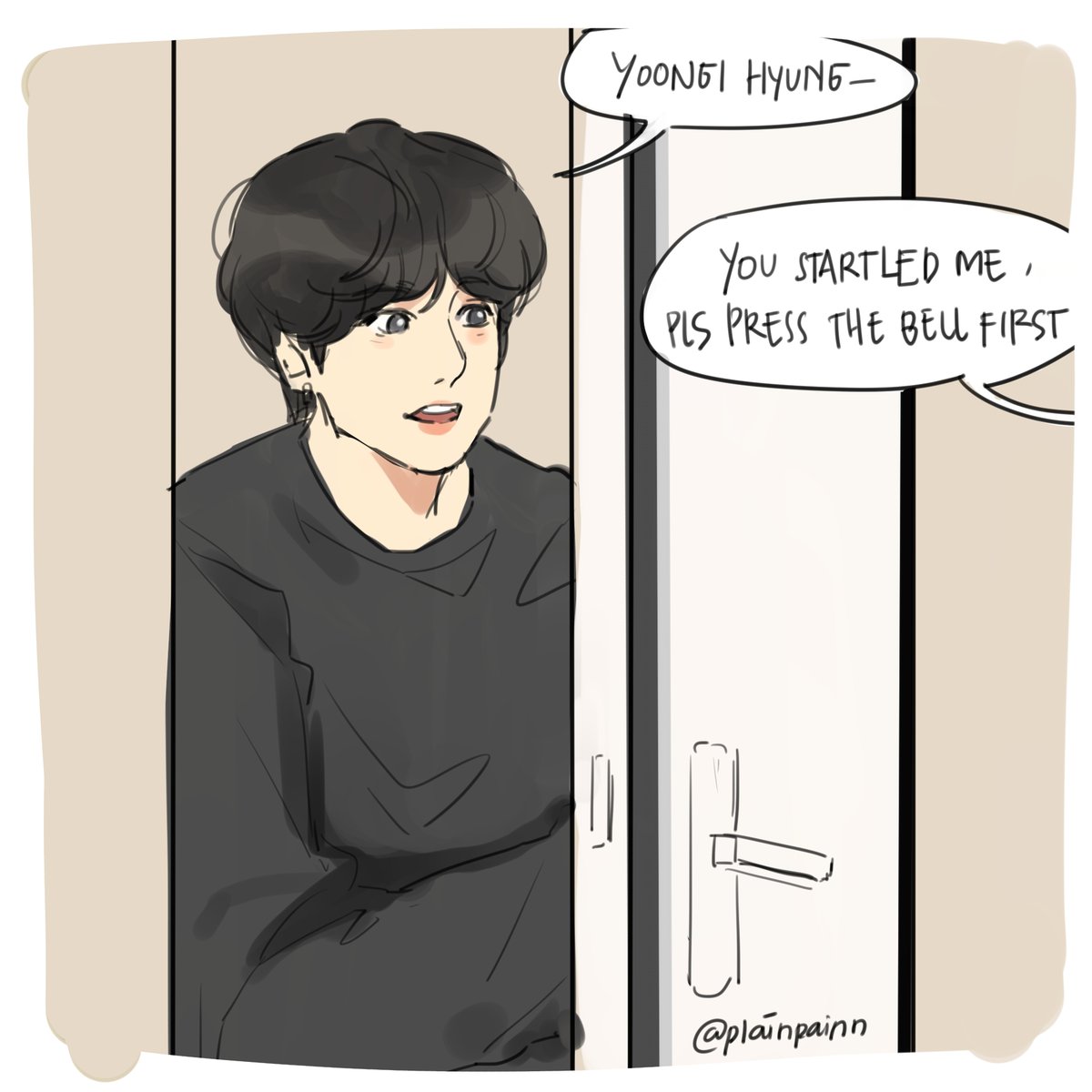 some doodles abt how yoongi came up with the rules before entering genius lab (ft. maknae line) 