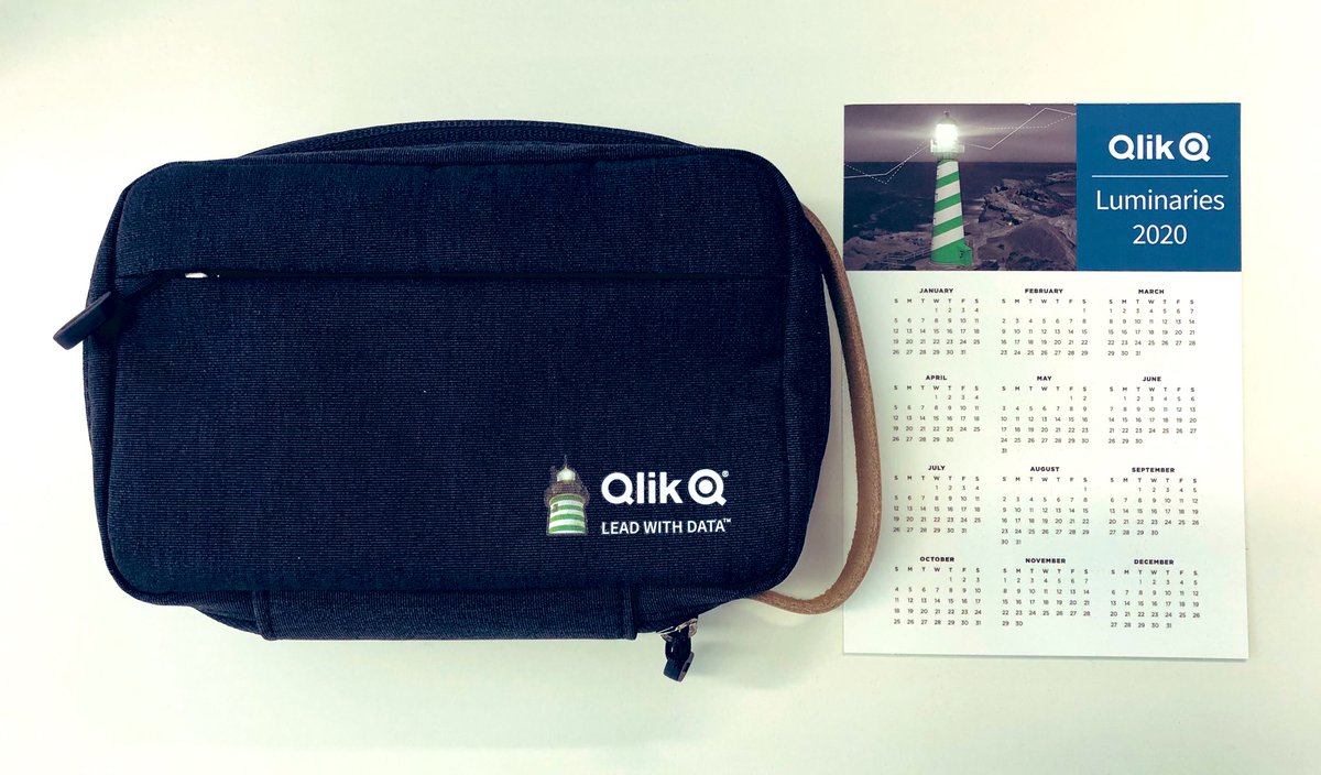 I just received the #QlikLuminary 2020 pack, composed of different gifts from #Qlik.

This year's content is spectacular, especially theuseful reusable smart notebook or Qlik’s case.

I want to thank the <a href="/qlik/">Qlik</a> team for all the gifts and for making the #Luminary experience unique.