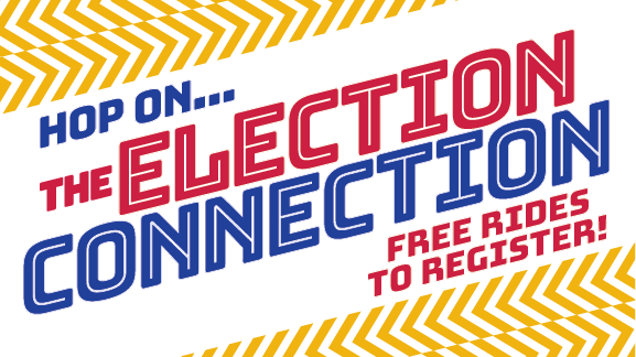 WMU_WeVote's tweet photo. Hey WMU! Not registered to vote? No problem! You can register and vote on Election Day at your clerk's office. The Election Connection is rolling with free rides from the Bernhard Center to the Kzoo &amp; Oshtemo clerk's offices from 10am-6pm! Get Info: https://t.co/xrAPDQfXy4 #WMU https://t.co/oj57yn393D
