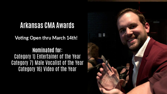 blanehoward's tweet photo. #VOTE Hey ya'll... I've been nominated for the 2020 @arkansascma if you have a minute... Anyone can vote: https://t.co/b9nEg3KQAH VOTING ENDS THIS SATURDAY! https://t.co/G2kL1vrgWq