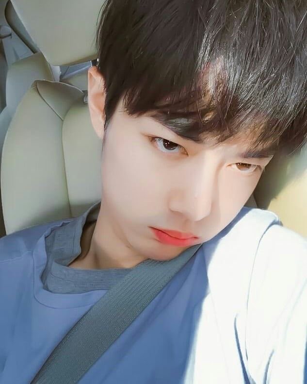 pouty baby in the car !!