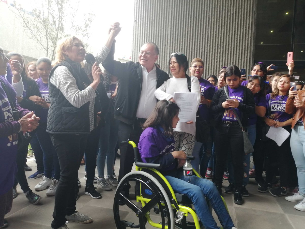 AsaelSepulveda's tweet photo. Es momento de unirnos, alzar la voz y actuar, por todas nuestras mujeres. #NinUnaMas #Mujeres #M9 #NoMasViolencia https://t.co/VZN6FGG9Nv