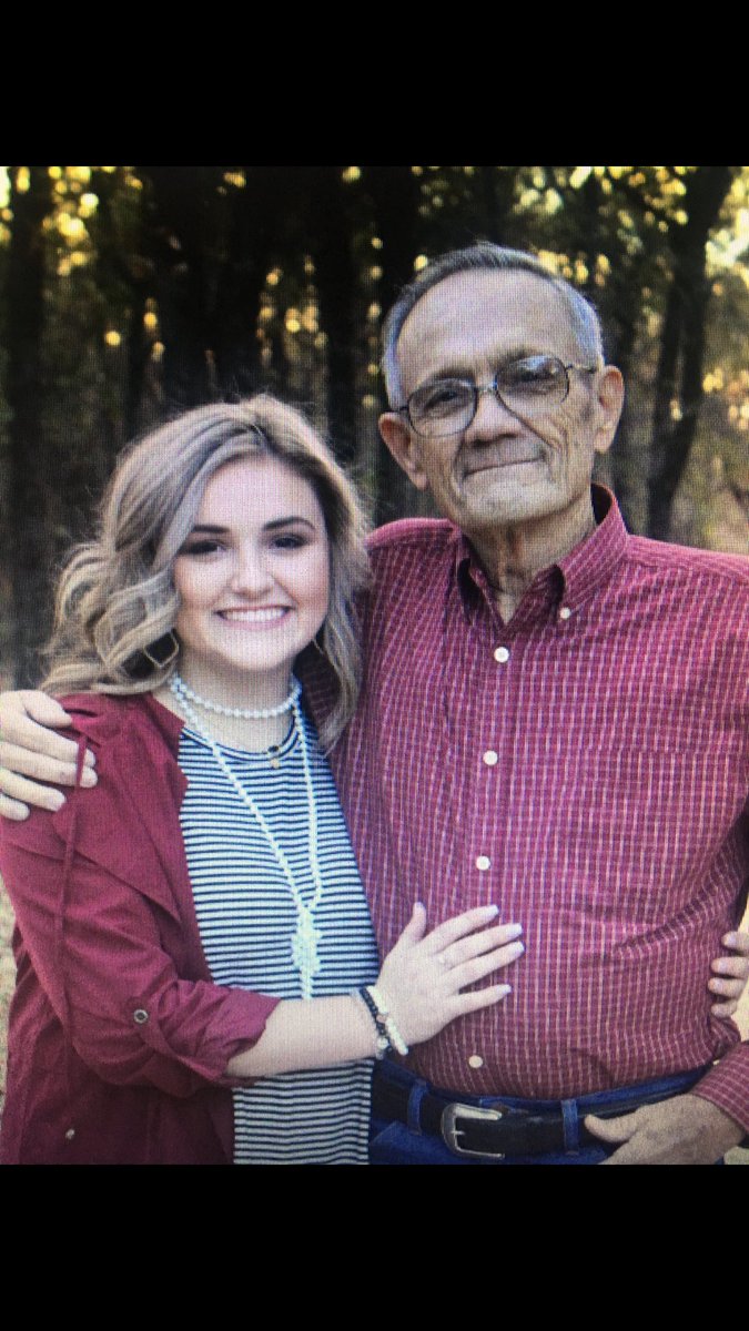 As we lay you to rest today I will be strong. When you were first diagnosed you told me to be strong for Grandma &amp; I have, but today i get to cry bc we’re saying see you later to a hero, father, follower of Christ, &amp; the worlds greatest grandpa. (pt 1)