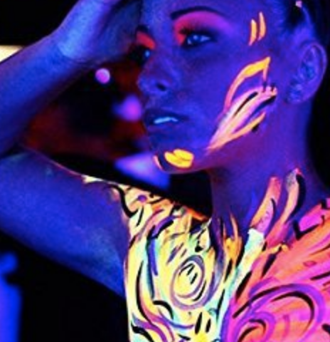 splashes_spills's tweet photo. Bright, neon coloured in natural light, and produces an incredible glow under UV Lighting/Blacklights!

Release your inner animal with our UV paints...

#tiger #Lion #animal #growl #uv #party #NeonRevolt https://t.co/gGJENwoZlv