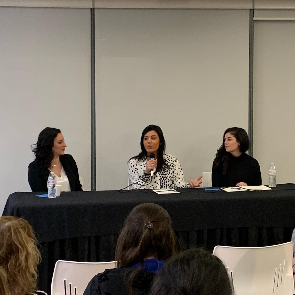 agbu's tweet photo. #AGBUToronto held powerful panel in honor of #InternationalWomensDay! 1st #MasterMEEDK focused on #entrepreneurship, &amp; being a #fearless #femalefounder w/founder of #VEGCHEESE #LoriSroujian, #CelineToma founder of #GallantAvenue &amp; @KareenProudian mng partner of #FacultyOfChange! https://t.co/bgyowAnAdO