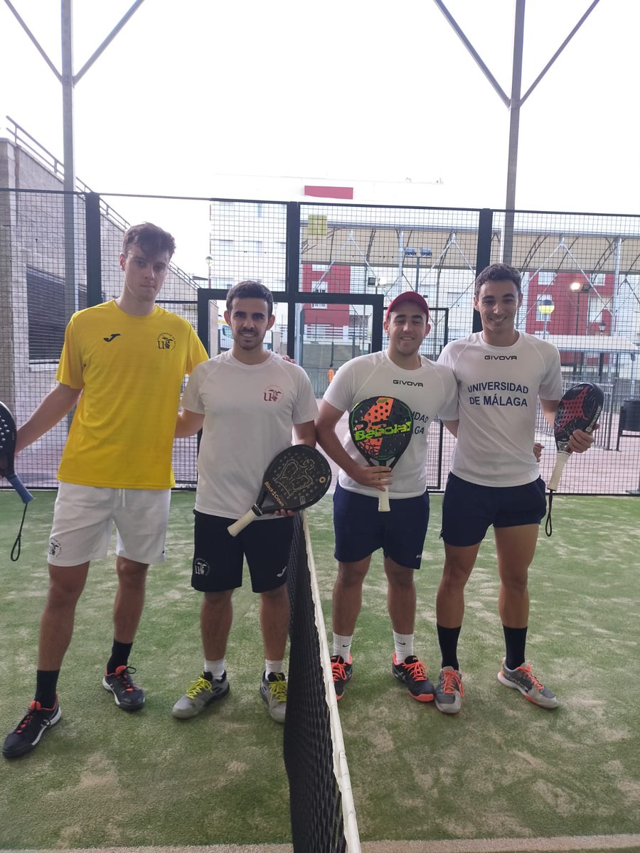 SADUSoficial's tweet photo. PÁDEL 🎾| Concluye la jornada de tarde en los #CAU2020 de #pádel con resultado positivo para nuestras chicas. Mañana, más 💪

FEM @unisevilla - @deportesupo 1-6/6-4/6-4
MASC @unisevilla - @deportesUMA 4-6/4-6
MX @unisevilla - @UJA_Deporte 6-3/3-6/1-6

#VamosUS #SomosUS https://t.co/Guqmhxau06