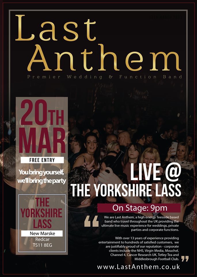 Ooooh yeh!!!! We love the Lass!!!! Come see us on 20th March, it will be pure mint!!
