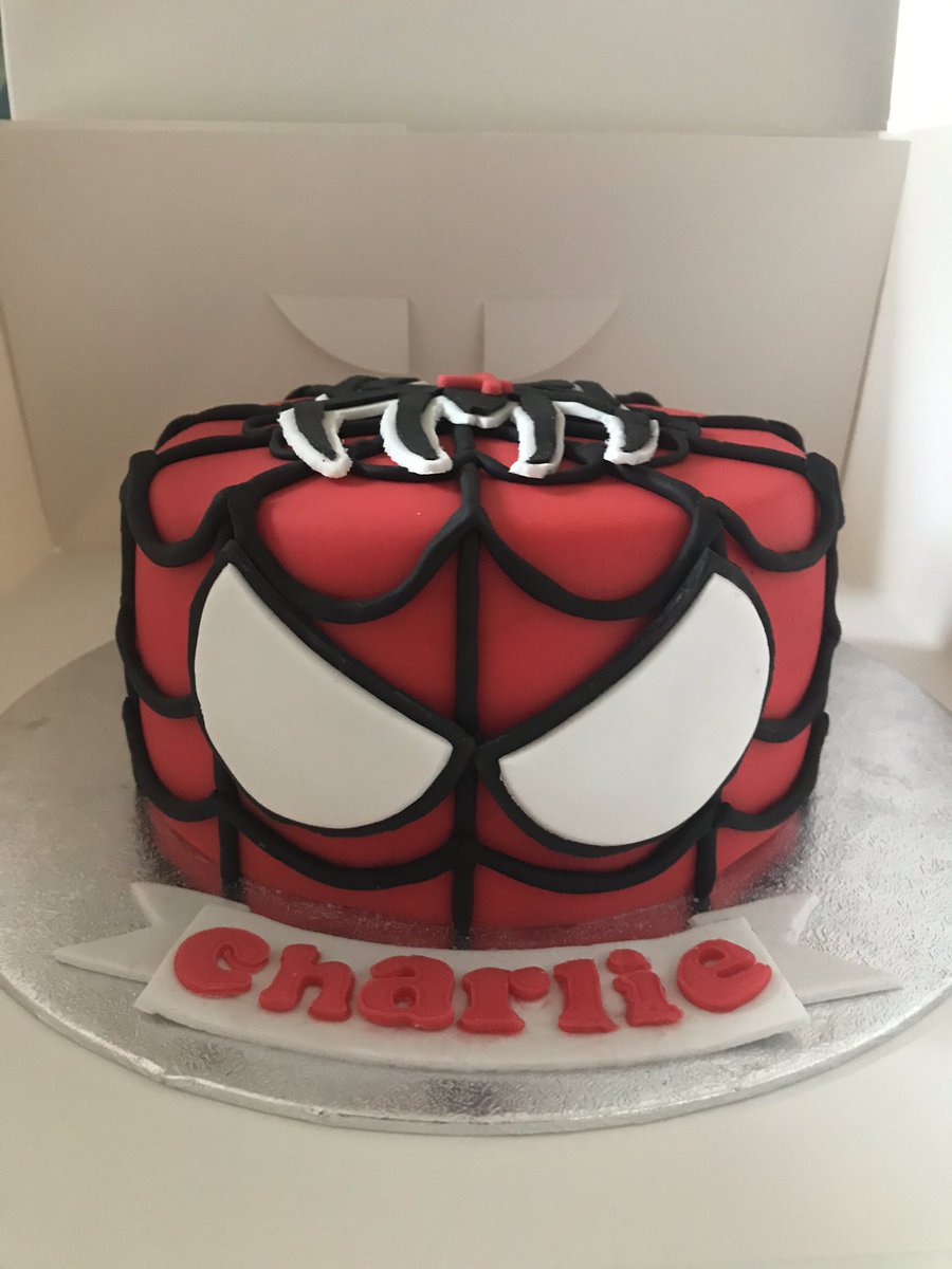 stephmcd90's tweet photo. Made this spider man cake for my little nephew Charlie. He loved it. Happy birthday little man. #StephsCakes #AmateurBaker #SpidermanCake #Spiderman https://t.co/LXpelktxbQ