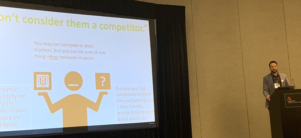 krenneker21's tweet image. Great to hear from @Cmaslowsky talk about Engaging Post-Traditional Prospective Students!  #DigarcU #highereducation