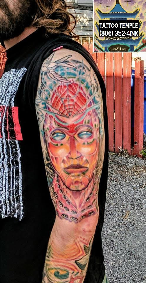 TattooTemple1's tweet photo. Sleeve by Roman Corkery.  Call or DM today to book an appointment!

#tattooyqr #artist #bodyart https://t.co/gkmWrt9qbe