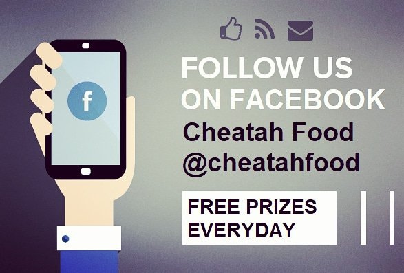 We're now live on Facebook (sorry it took us so long) follow us for a chance to win FREE prizes EVERYDAY! <a href="/CheatahFood/">Cheatah Pizza</a>