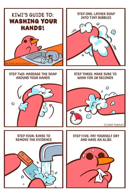 How to wash your hands! 🥝✨ 