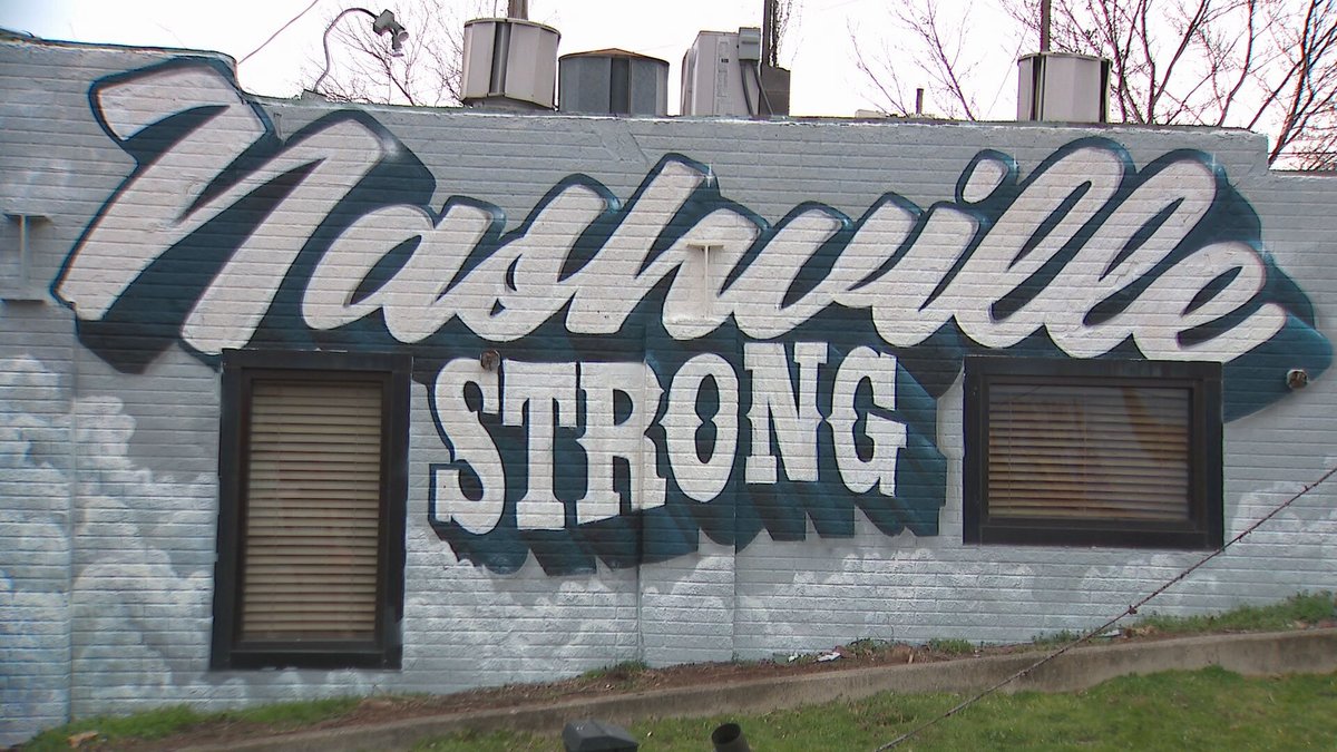 #NashvilleStrong: Check out the new mural that's popped up in East Nashville.