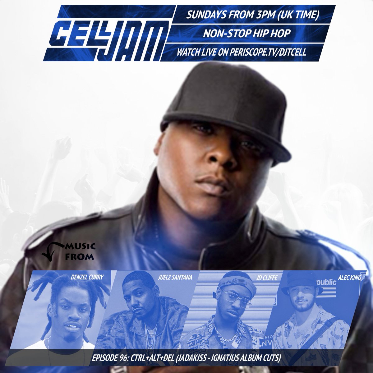Check out the latest episode of #CellJam on #CellJamSundays! Episode 96 consisted of <a href="/Therealkiss/">JADAKISS</a> “Ignatius” album cuts plus my top 20 hip hop tracks for Week 11! #RoadTo100

bit.ly/2TJZpUU