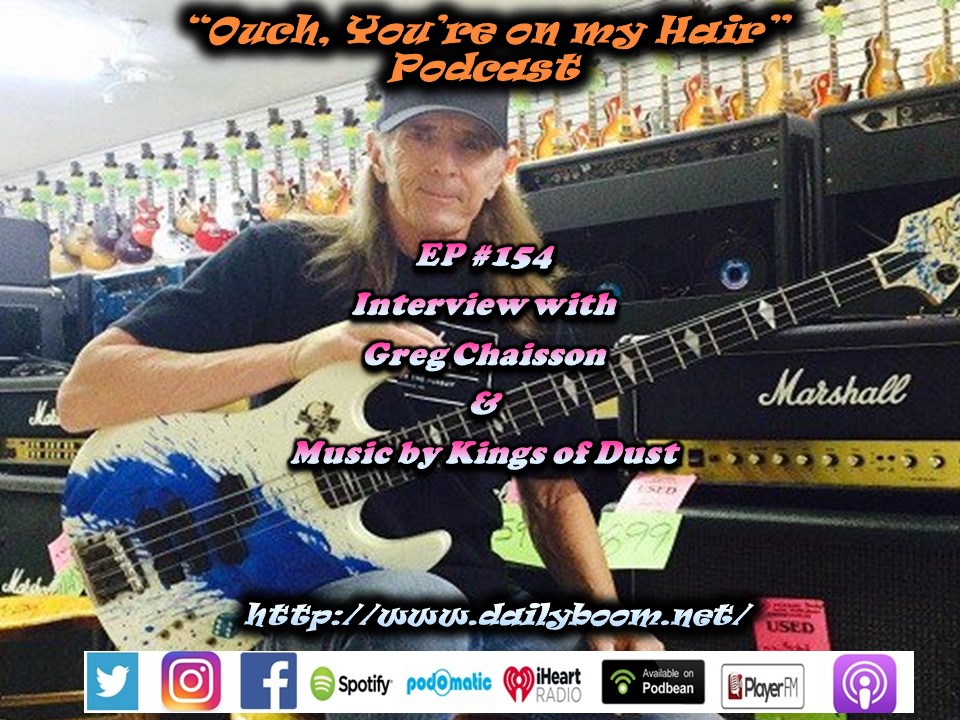 RandyHelmsUGA's tweet photo. On Ep #154 we interview #GregChaisson #bass player with #KingsofDust. Greg talks the band's self-titled album releasing March 13 (which we play two songs), @reddragoncartel, his #cancer recovery & more.
Download: https://t.co/twDy95WJtx
#BoomRadio💥💣 #HeavyMetal #Metal https://t.co/QkdVK3voMG