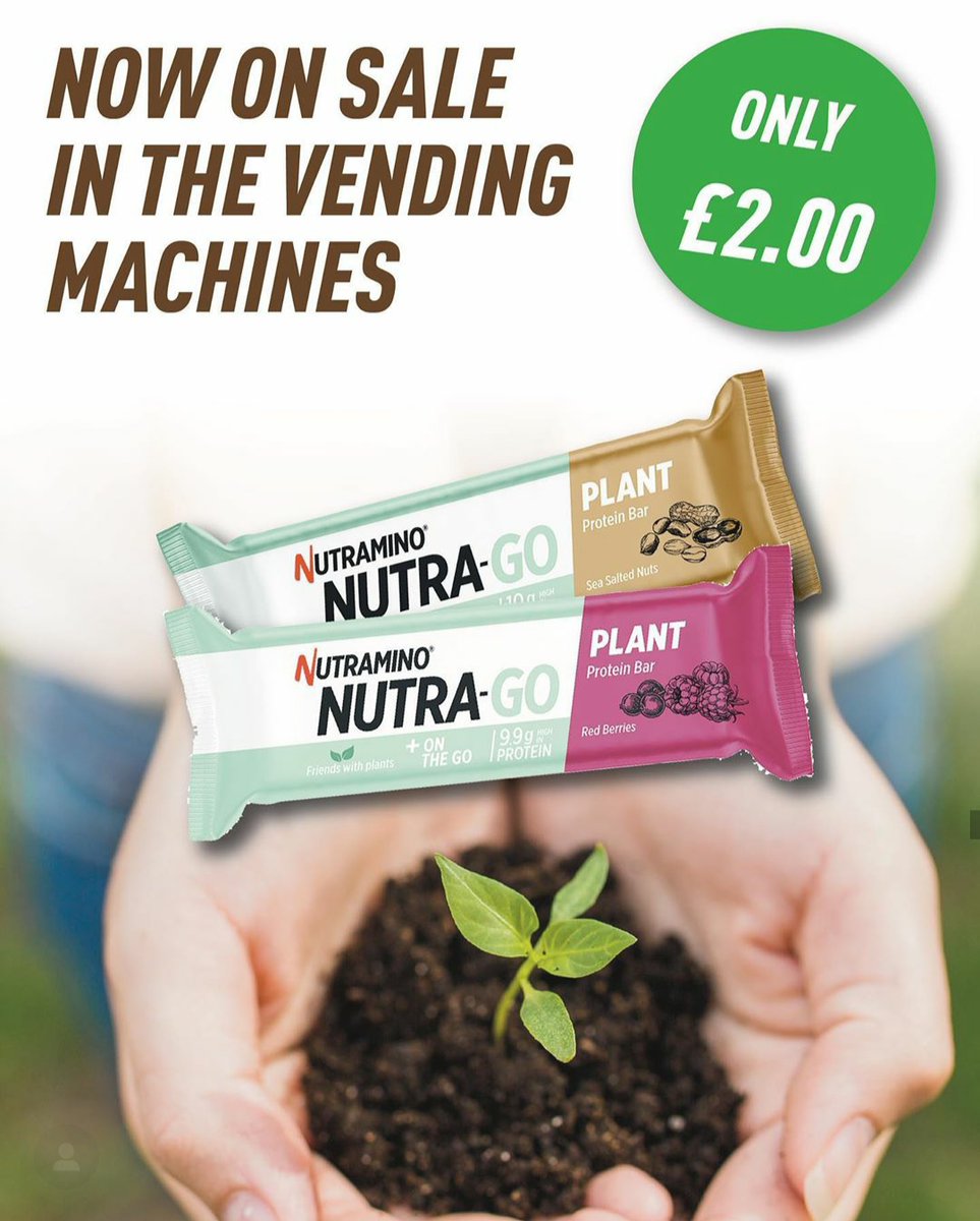 Have you tried these yet?! Available now in our vending machines! #gym #puregym #nutrition #vegan #vegetarian #diet #lifestyle #balanceddiet #moderation #protein