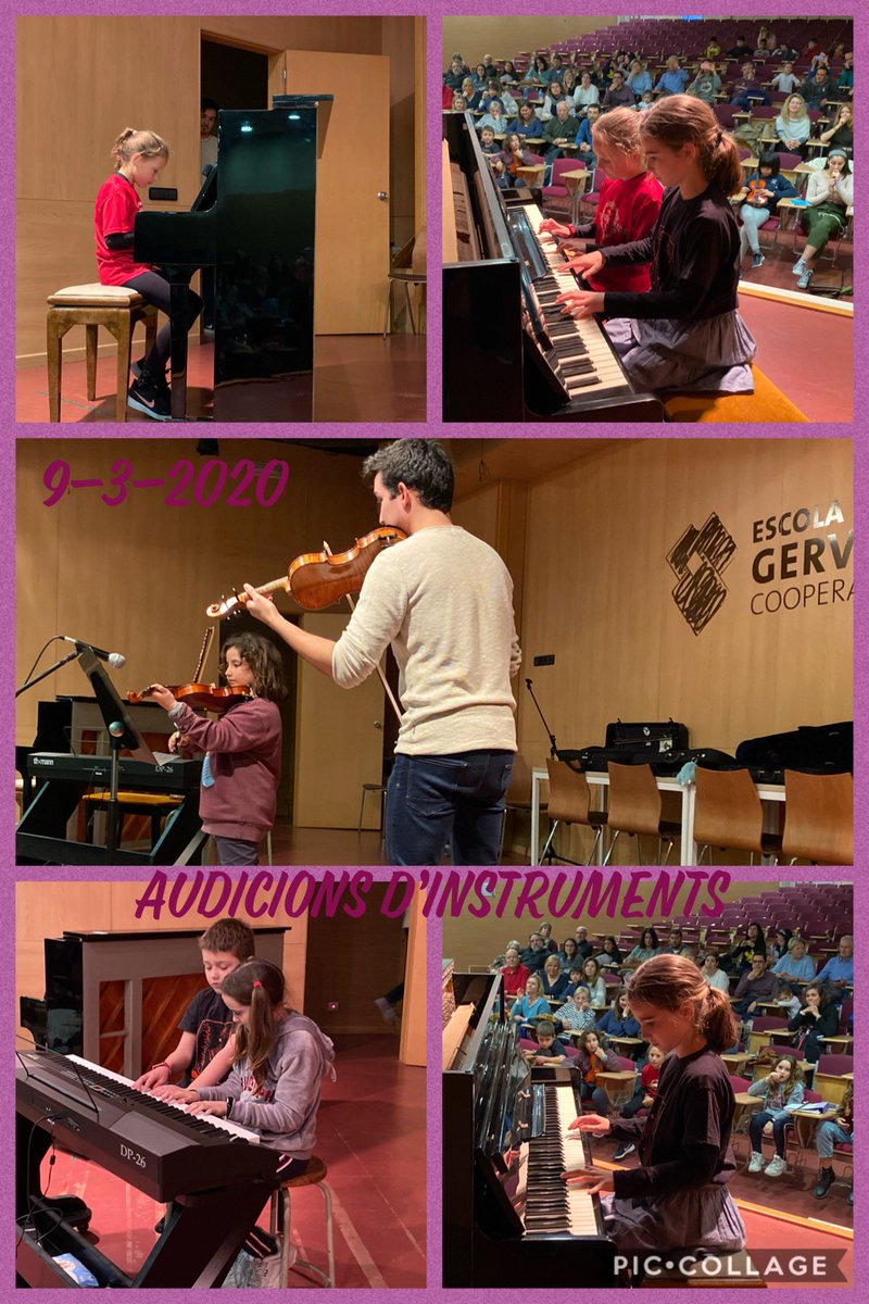 MusicaESG's tweet photo. Avui hem fet les darreres audicions d’aquest curs. Enhorabona a tothom que hi ha participat. De part de @santgervasicoop un grandíssim aplaudiment per vosaltres!! 👏👏👏👏 https://t.co/qMZyIwIXDJ
