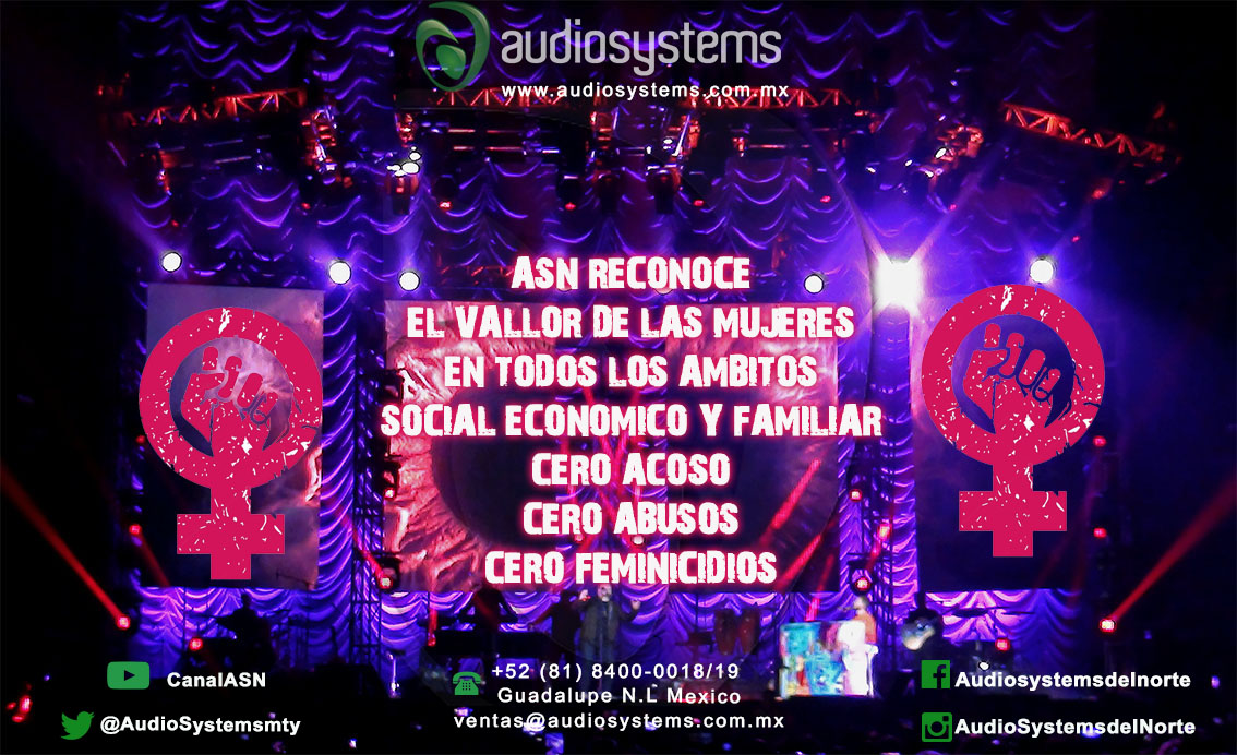 audiosystemsmty's tweet photo. ¡Solidaridad con las mujeres, para exigir respeto, derechos y justicia! #UnDiaSinMujeres https://t.co/riK2ZPs10W