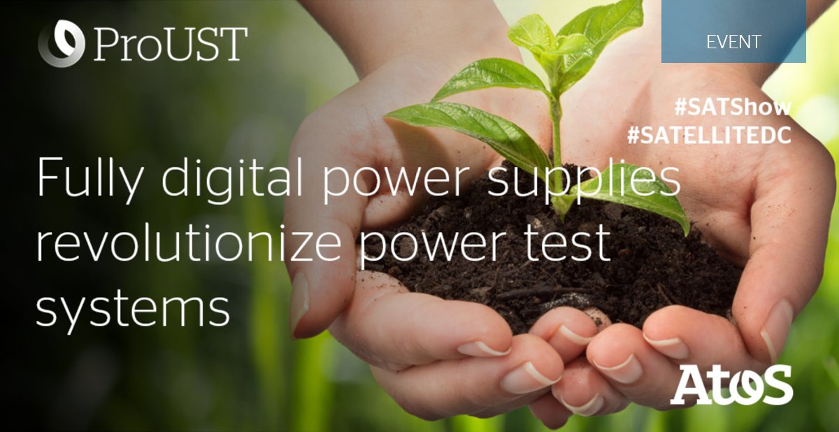 Atos has developed the fully digital power supply “#ProUST #UniverSAS”, a new unique solution of highest efficiency, versatility and safety for the testing of batteries and battery powered subsystems. #SATShow #SATELLITEDC <a href="/SATELLITEDC/">SATELLITE x GovMilSpace</a> okt.to/sbN9uI