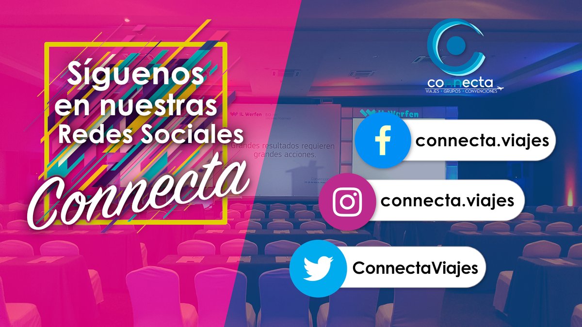 ConnectaViajes's tweet photo. Conectamos los negocios y el placer 💼💍🌎👰🎶🍽🌴🎉  
¡@ConnectaViajes  tu experto en eventos y descanso!

#ConectandoLosNegociosYElPlacer https://t.co/qlA6WQV5dR