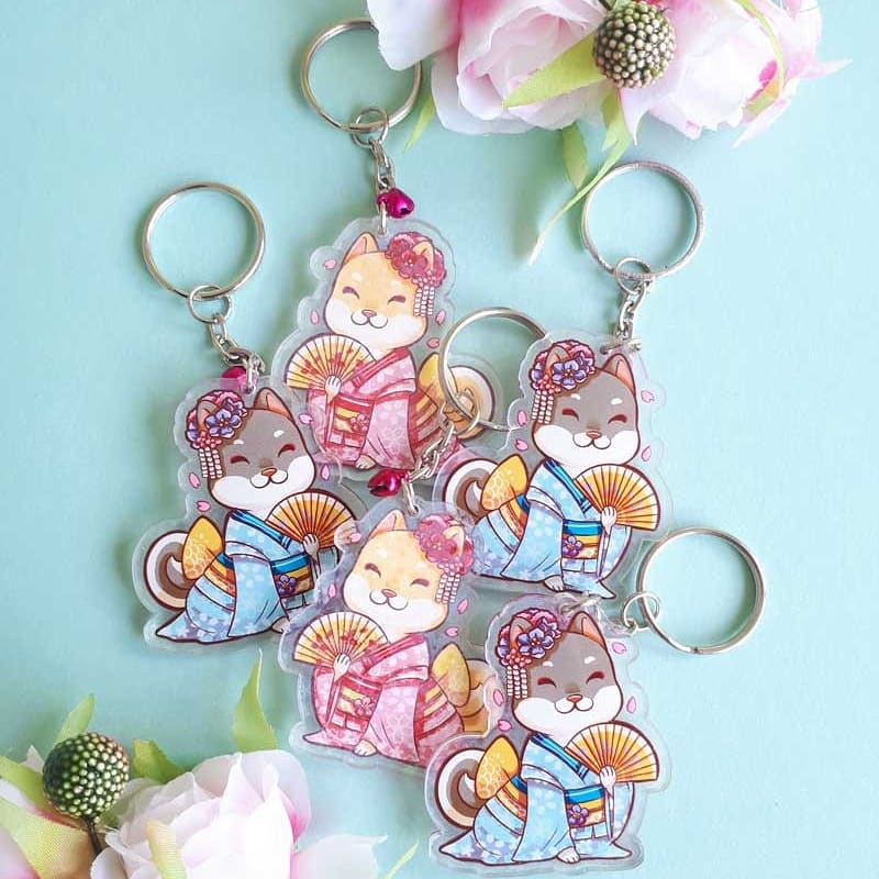 dreamchaserart's tweet photo. I added a bunch of new keychains in my shop like my cute shiba inu kimono doggo! The new keychains also come with a holographic finish 😁 https://t.co/vpivIiEoBT

#shibainu #acryliccharms #shibainucharms #zapcreatives #doggy #shiba #kawaii #zapcreatives #holographiccharms #etsy https://t.co/KO6EgD3JFJ