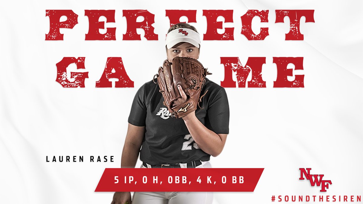 🚨PERFECT GAME 🚨

Lauren Rase does not allow a base runner as the sophomore tosses a perfect game in a 9-0 win over Carl Sandburg.

#SoundTheSiren