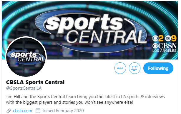 KCBSKCALDesk's tweet photo. Our sports department is now on Twitter, @SportsCentralLA...give them a follow for some of the best sports coverage in the LA area and beyond! #cbsla @CBSLA https://t.co/au7pnx7VoB https://t.co/VXcMbNxv4O