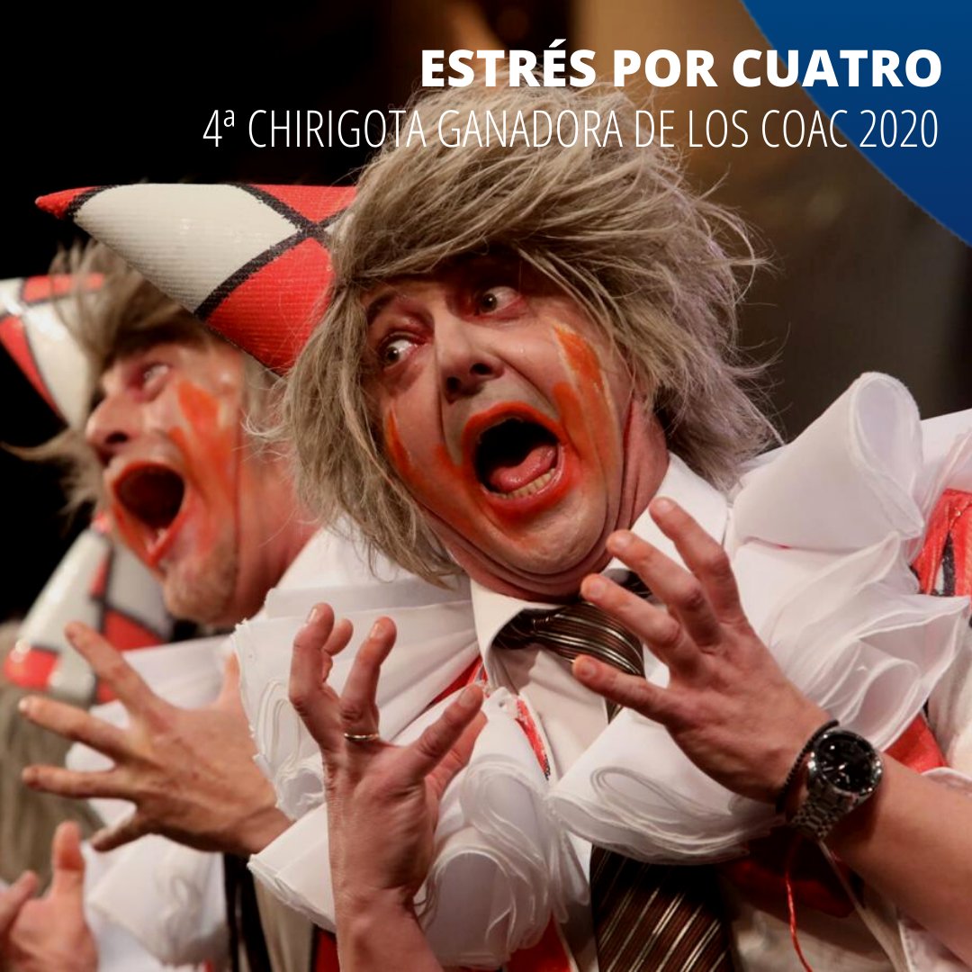 betheflowevents's tweet photo. 💥ESTRÉS POR CUATRO💥

Muchas risas y buen rollo nos espera este sábado, 14 de marzo, en el @WiZinkCenter.👏🎉 La 4º chirigota ganadora de los Carnavales de Cádiz 2020 estarán en directo junto a todos nosotros en @Vivecarnavalmad.🎟

¡ÚLTIMAS ENTRADAS! 👉 https://t.co/UXIEReFdSg https://t.co/ulNVtVxup7