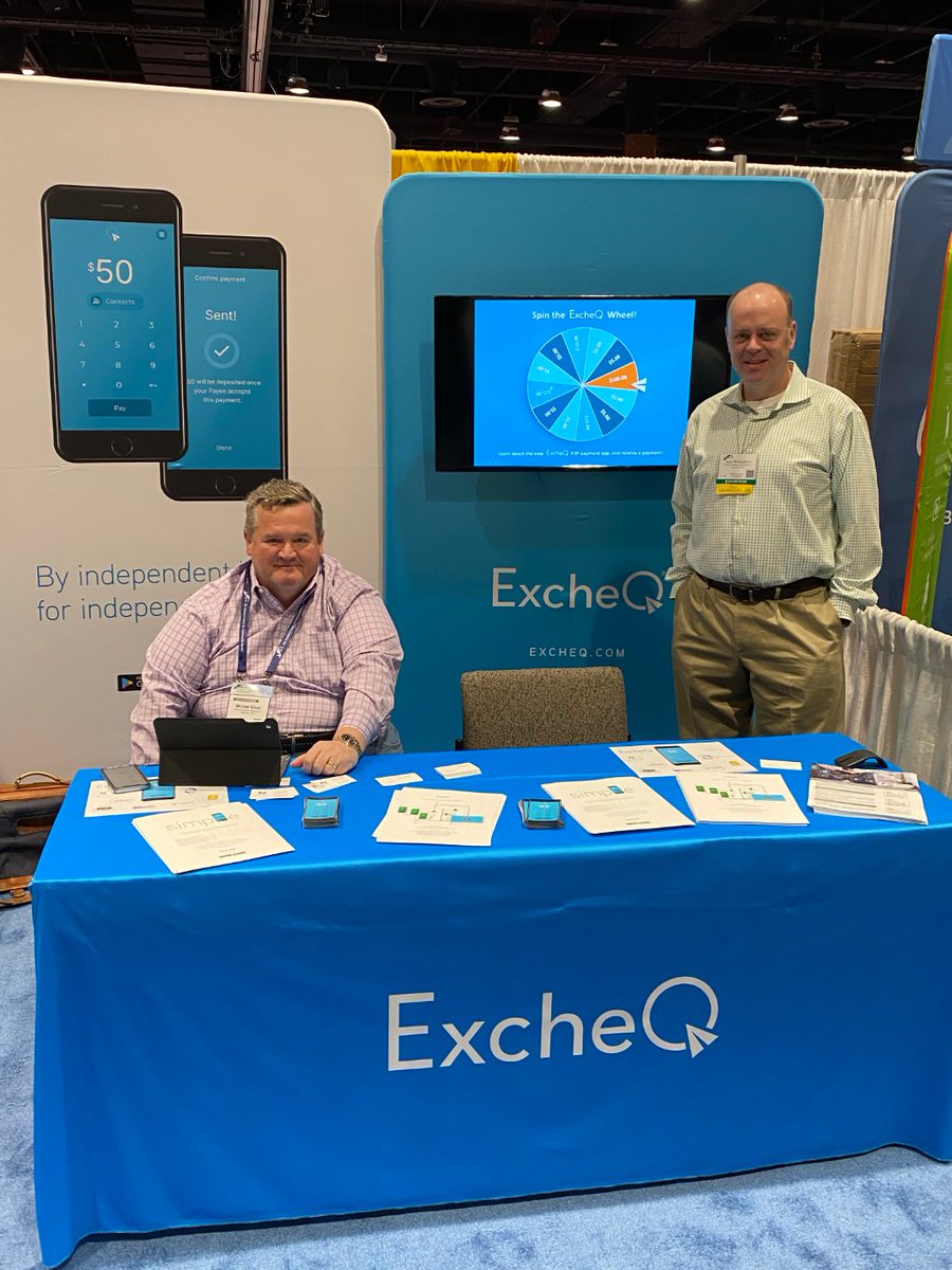 nabankco's tweet photo. If you are at #ICBALIVE2020 this week, be sure to stop by Booth 241 to learn about ExcheQ, our P2P mobile payment app designed specifically for community banks! Member FDIC
#mobilepayments #p2ppayment https://t.co/cejk6XGOle