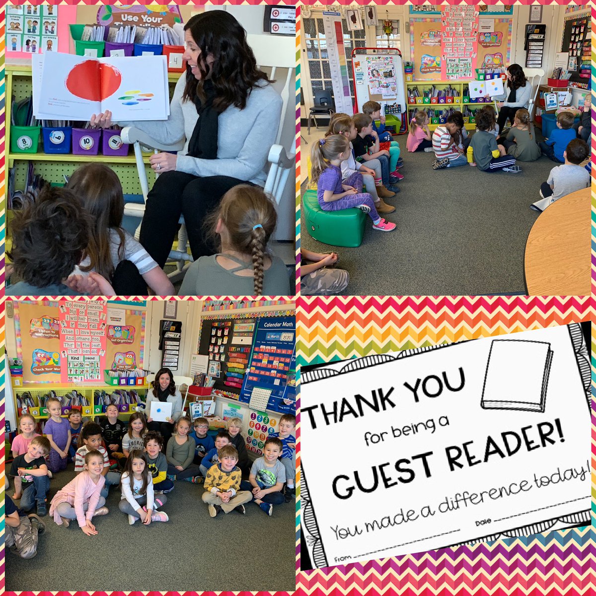 🌟🌟Thank you Dr. Rheaume for being our guest reader today!!🌟🌟 The kiddos really enjoyed the book “One.” @GPDefer @Rheauml