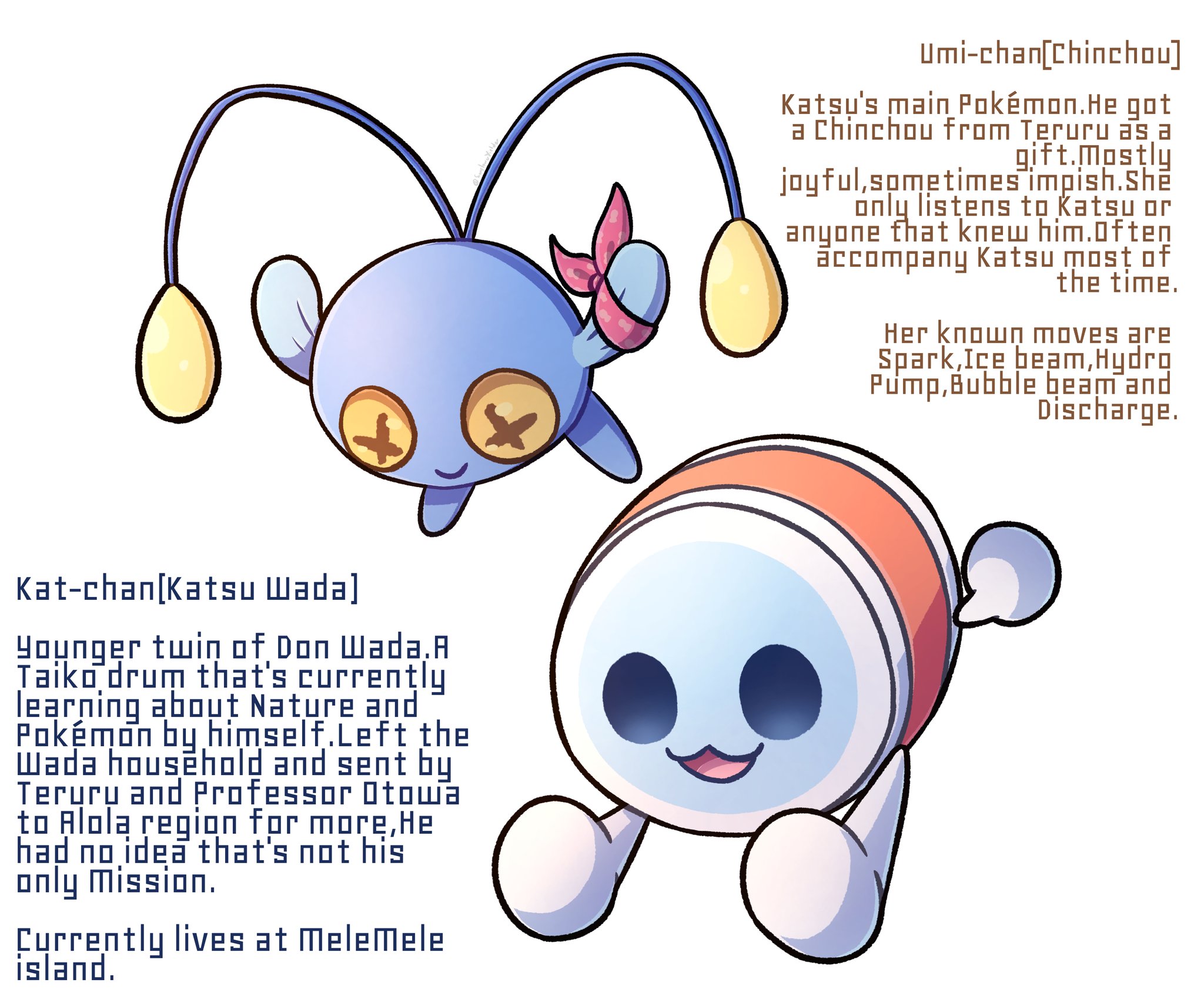 イチ Geby Feeling Ill And Bad Actually This Is Just A Crossover But Somehow I Went Too Far And Made It As A Pokemon Au Otl 太鼓の達人 ポケモン T Co 5ui2ky6zrw Twitter