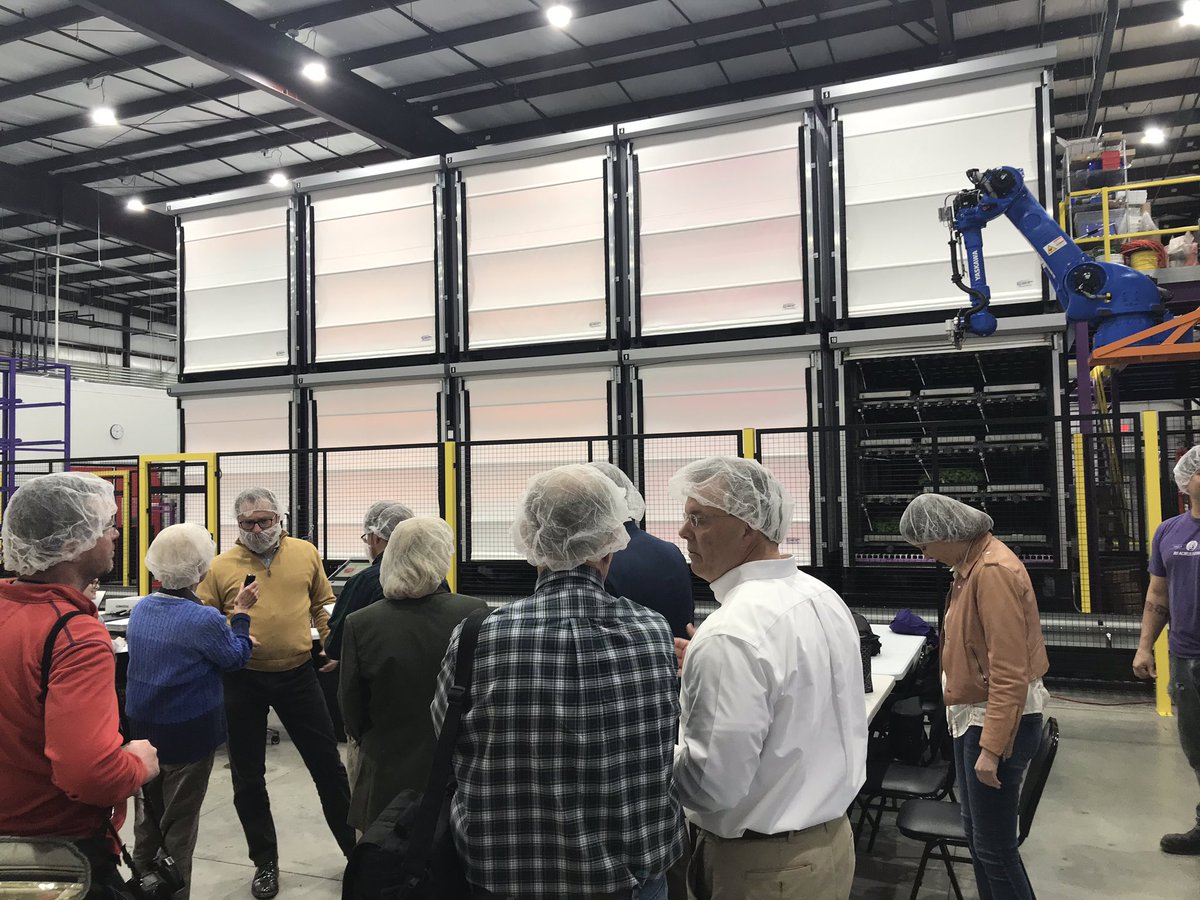 ohioagriculture's tweet image. A big turnout as @TimDerickson kicks off #OhioAgWeek at @80AcresFarms in Hamilton.