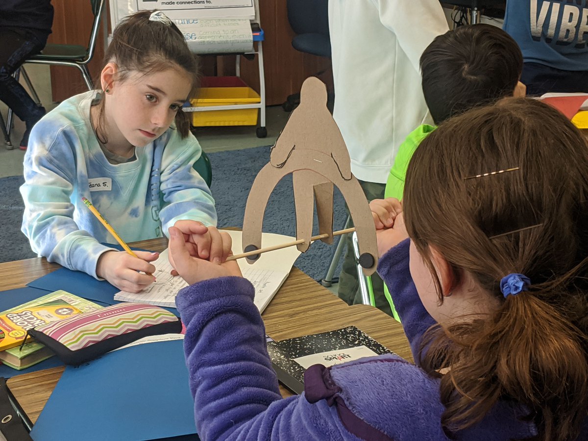 After much waiting and excitement, the fourth graders have finally started on their kinetic sculpture week. Today, students are learning about center of mass, mass, and balance.