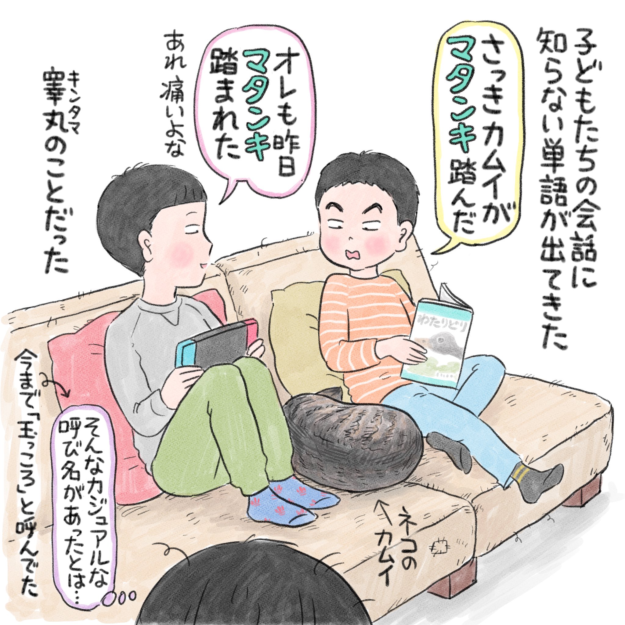 マルサイ V Twitter 女子には分からない痛み 小学生男子 男子育児 育児漫画 マルサイ V Twitter 女子には分からない痛み 小学生男子 男子育児 育児漫画