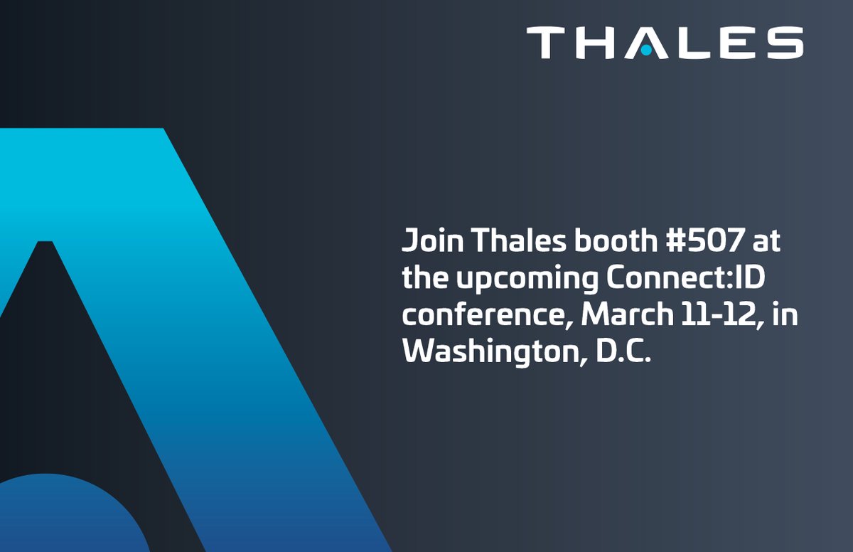 ThalesDigiSec's tweet photo. Happening THIS week: As a traveler's journey adapts and evolves, so must security and privacy. See how @thalesgroup is addressing privacy and consent to enable secure, convenient #biometric travel options @connectidexpo. #connectid2020 https://t.co/9SBvHCrD9G