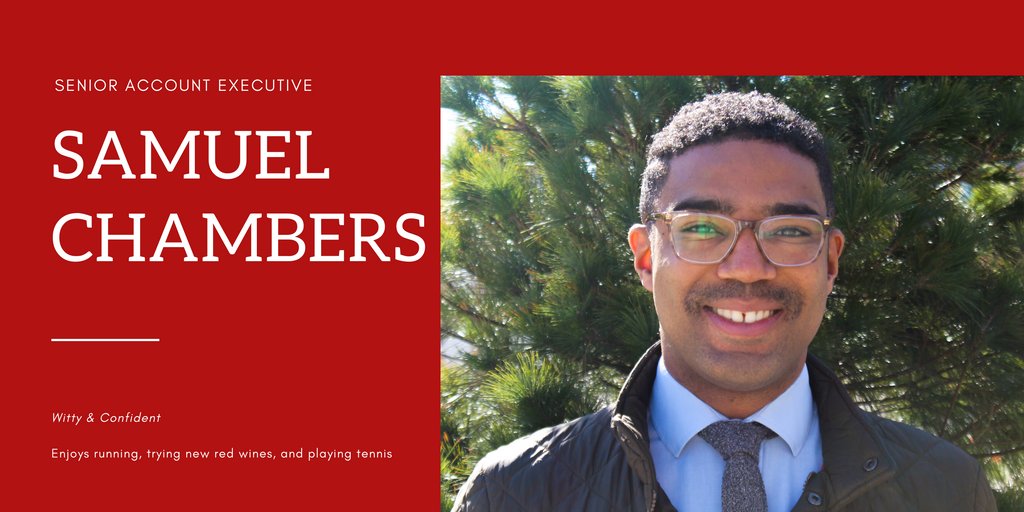 issues_group's tweet photo. Welcome to the team, Sam! 🎉
@UncleSam916 started as a Senior Account Executive here at SM&C in February. His primary role is contributing to corporate and real estate accounts within the agency. We look forward to seeing your successes here at #SMCPR https://t.co/5JAL9xlpjS