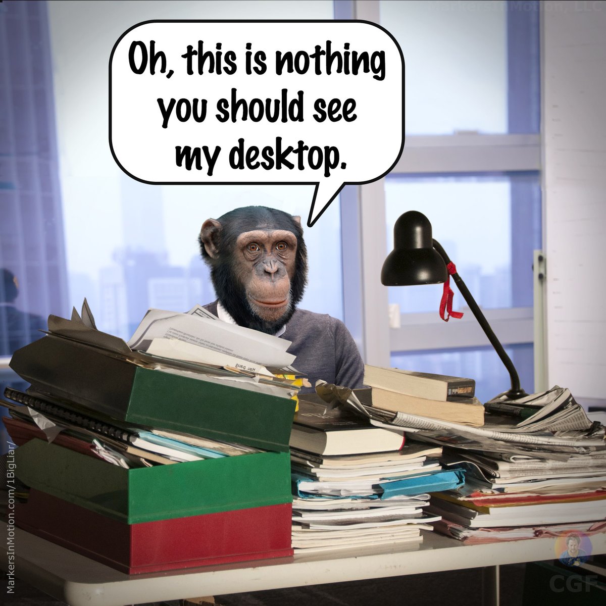 1BigLiar's tweet photo. #AtWorkICantStand when people stare at my desk.
🍌🙉🍌 https://t.co/jhAb90bfaD