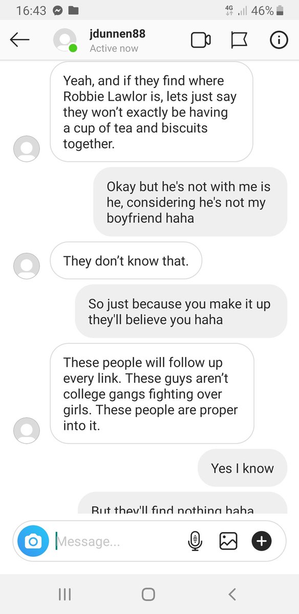More proof that he made it up/is obsessed with me/is a psychopath/needs serious help.
