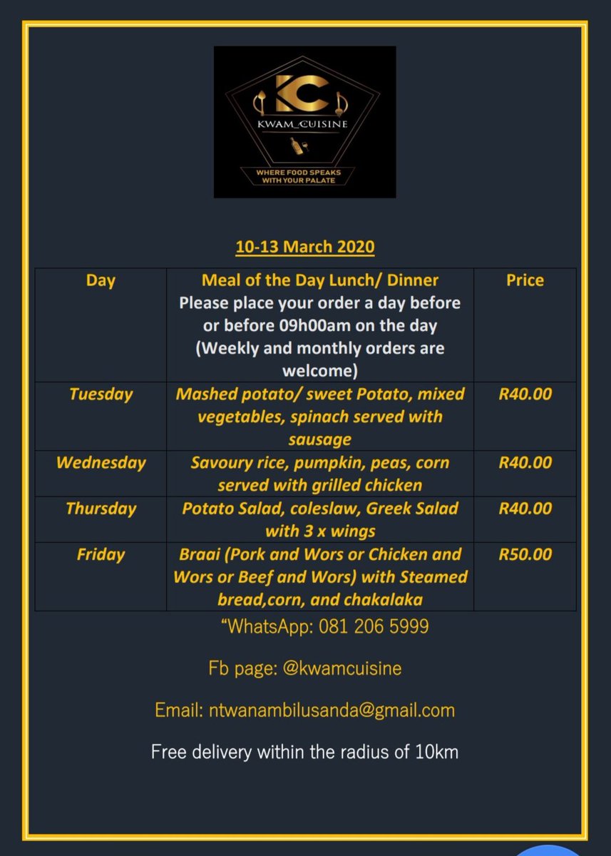 Lusluv6's tweet photo. We are based in Centurion Kosmosdal whatsapp 0812065999 to place your order tonight to avoid any inconvenience.#CoronavirusOutbreak #SouthAfrica #WWEChamber #MondayMotivaton #Coronavirussouthafrica #mondaythoughts #BlackMonday #CountiesScorecard #MondayMotivation # https://t.co/RP1dw6HmK4