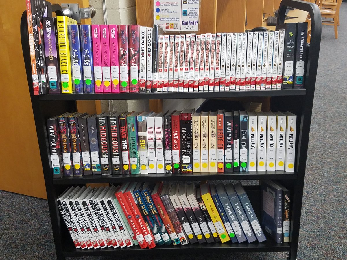 LorisHighLLC's tweet photo. New books ready for circulation! #HCSLibraryMedia #HCSLibraries https://t.co/ajUDuiqnV0