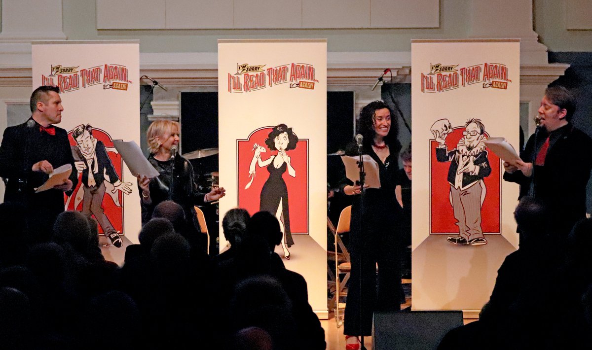 ISIRTA_Again's tweet photo. A belated THANKS to all the audience, who came without masks (shock, horror), to laugh so freely at the first show of our new #ISIRTAA Tour. 

Thanks also to our glorious Special Guest @thelisamaxwell, all the crew at @SubRoomsStroud, and @cotsdogscats. 

Photo by @trevtography. https://t.co/ivhUzNzblP
