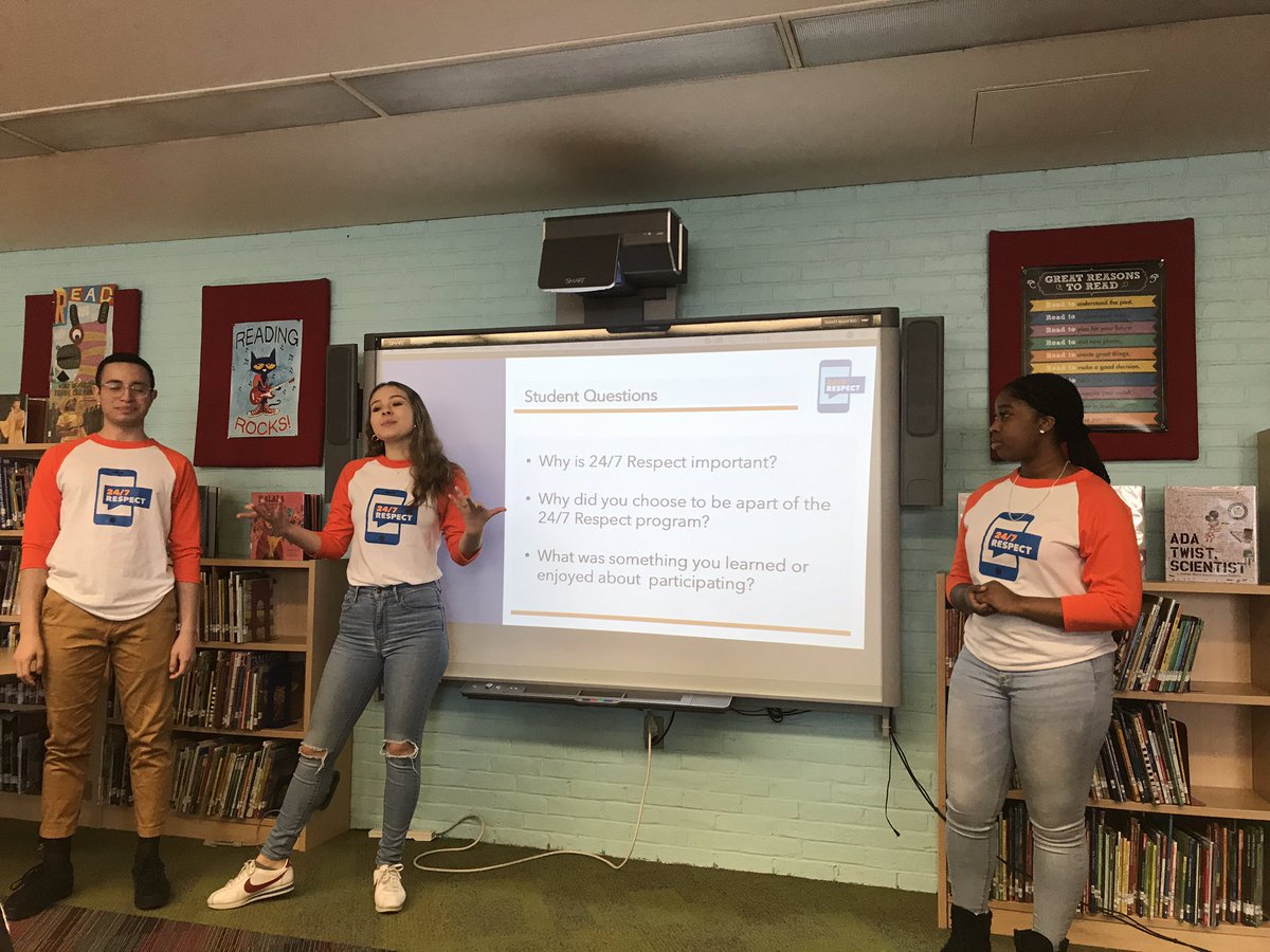 BostonSchools's tweet photo. Kicking off the second annual @BostonSchools 24/7 Respect Week with an event at Trotter K-8 in Dorchester. @bostonartsacad student actors are featured in a new video that will be shown to all 6th grade students this week to help prevent bias-based conduct. https://t.co/VAjlVJ6WtQ https://t.co/9n30rQH6Lt