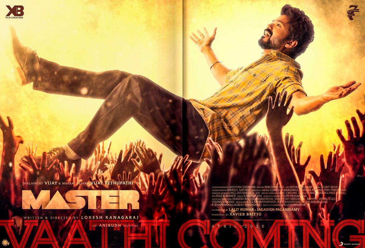 cinemapayyan's tweet photo. Oththu oththu, #Vaathi coming 💥
#Thalapathy @actorvijay fans are waiting to celebrate every bit of #Master https://t.co/EnJ0X7vT21